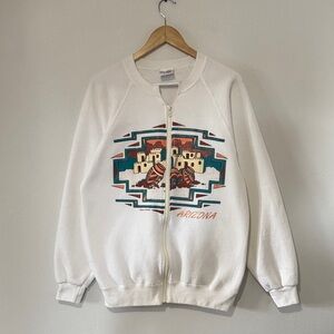Vintage Arizona Sweater / Large / Made In USA / Santee
